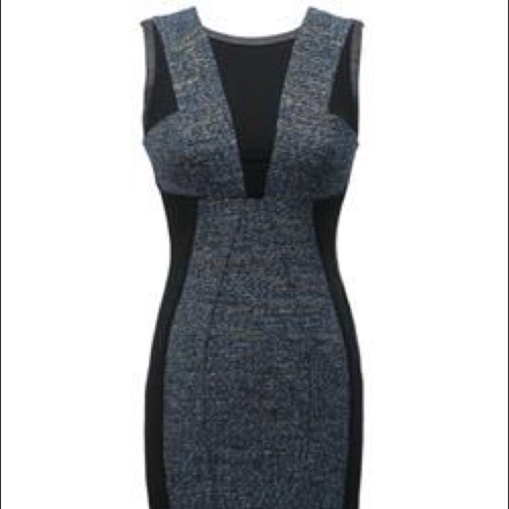 Yoana Baraschi Size 10 fitted color block dress